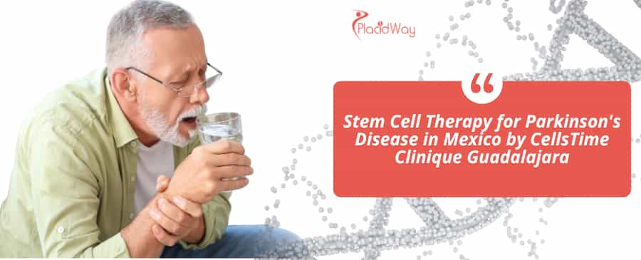 Man with Parkinson’s disease holding a glass of water