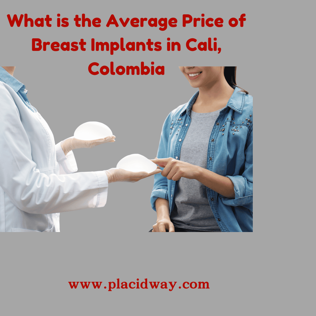 What is the Average Price of Breast Implants in Cali, Colombia?