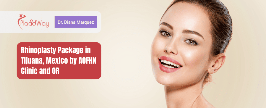 Paquete de Rinoplastia en Tijuana, México por Clínica AOFHN y quirófano
