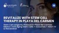 Stem Cell Longevity Protocol in Playa del Carmen Mexico | Anti Aging Stem Cells + Exosomes + NAD+ IV & Resveratrol