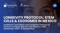Umbilical Cord Stem Cell Longevity Protocol in Cancun or Playa del Carmen Mexico | MSC, Exosomes, NAD+ & Resveratrol