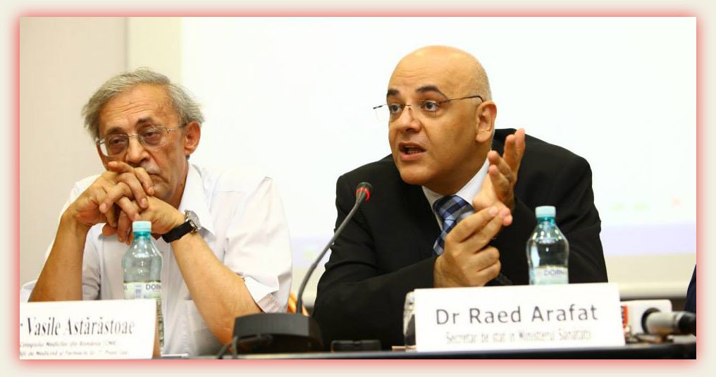 Raed Arafat Secretary of State Ministry of Health Vasile Astarastoae Physicians College Romania