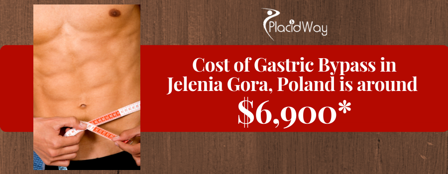 Average cost of gastric bypass in Jelenia Gora, Poland
