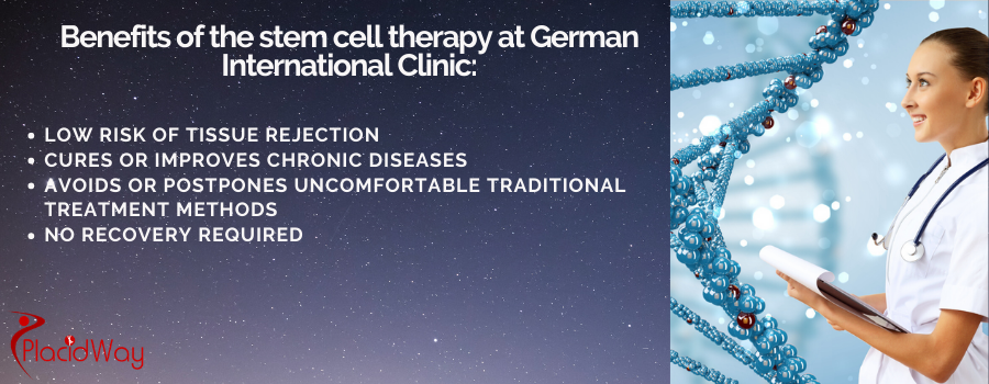 Benefits of the stem cell therapy at German International Clinic