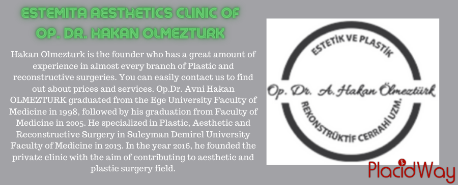 Estemita Aesthetics Clinic of Op. Dr. Hakan Olmezturk turkey
