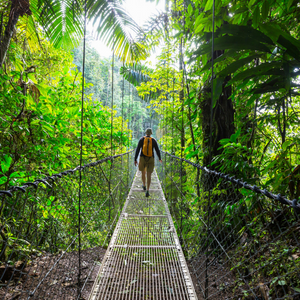 Senderismo en la selva de Costa Rica