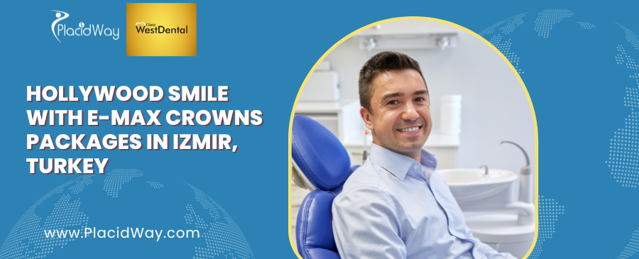 Hollywood Smile with E-Max Crowns in Izmir, Turkey