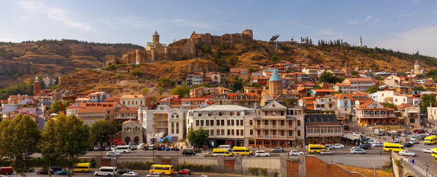 View of Old Town of Tbilisi, Georgia