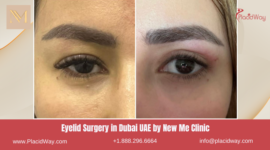 Eyelid Surgery in Dubai UAE by New Me Clinic - Before and After Pictures