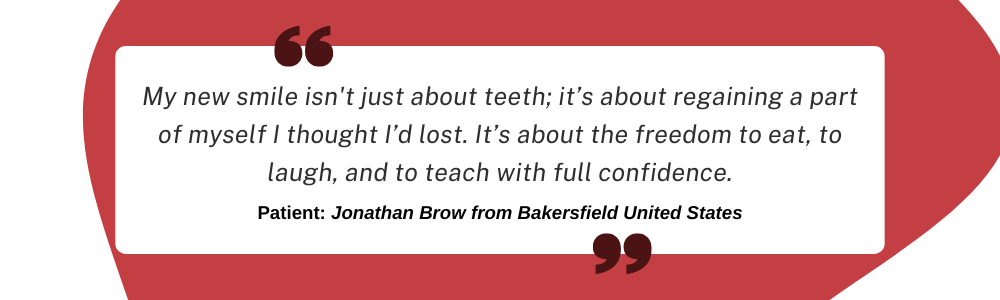 Patient: Jonathan Brow from Bakersfield United States