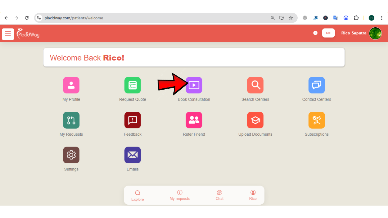 Book Consultation Button