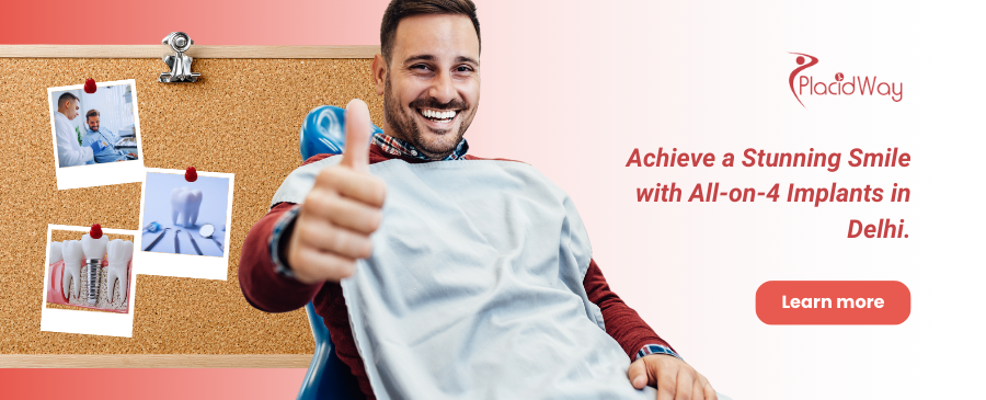 All on 4 Dental Implants in Delhi - Get Perfect Smile